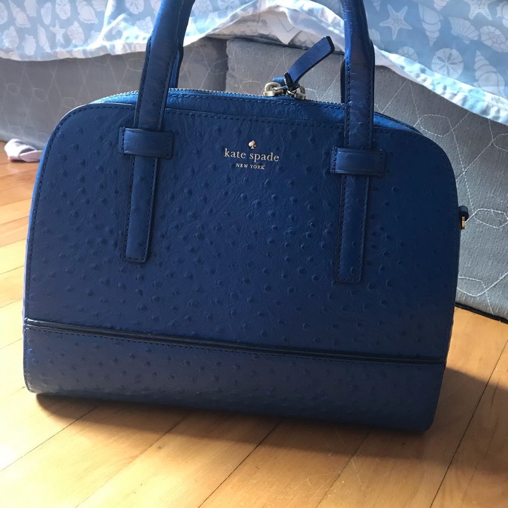 Kate Spade leather Ostrich bag